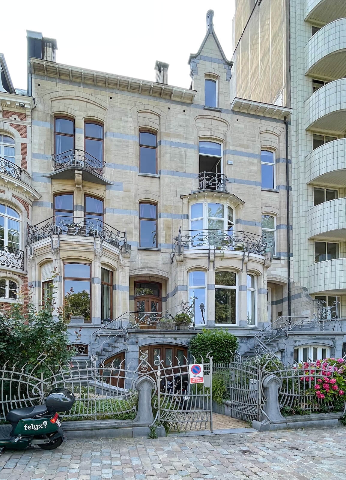 Maison Art nouveau aux étangs d'ixelles