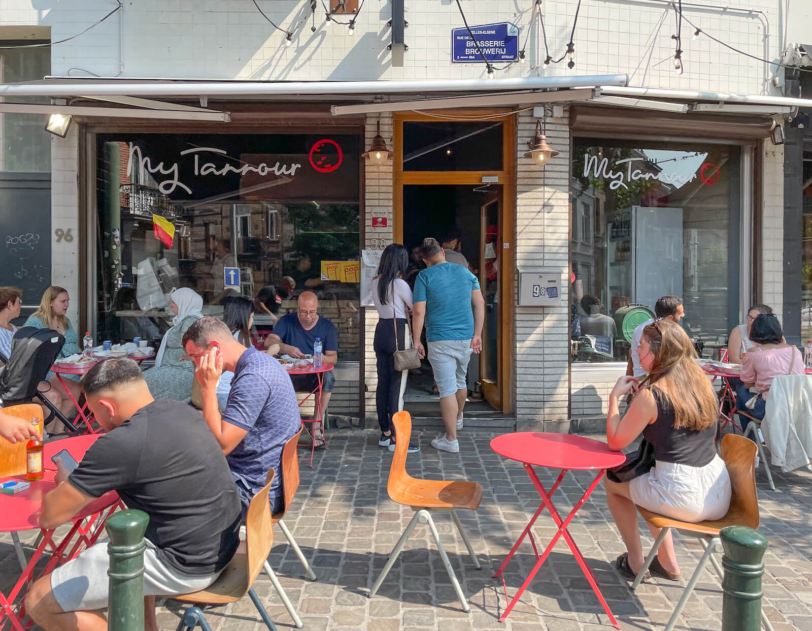 terrasse de my tannour rue de la Brasserie