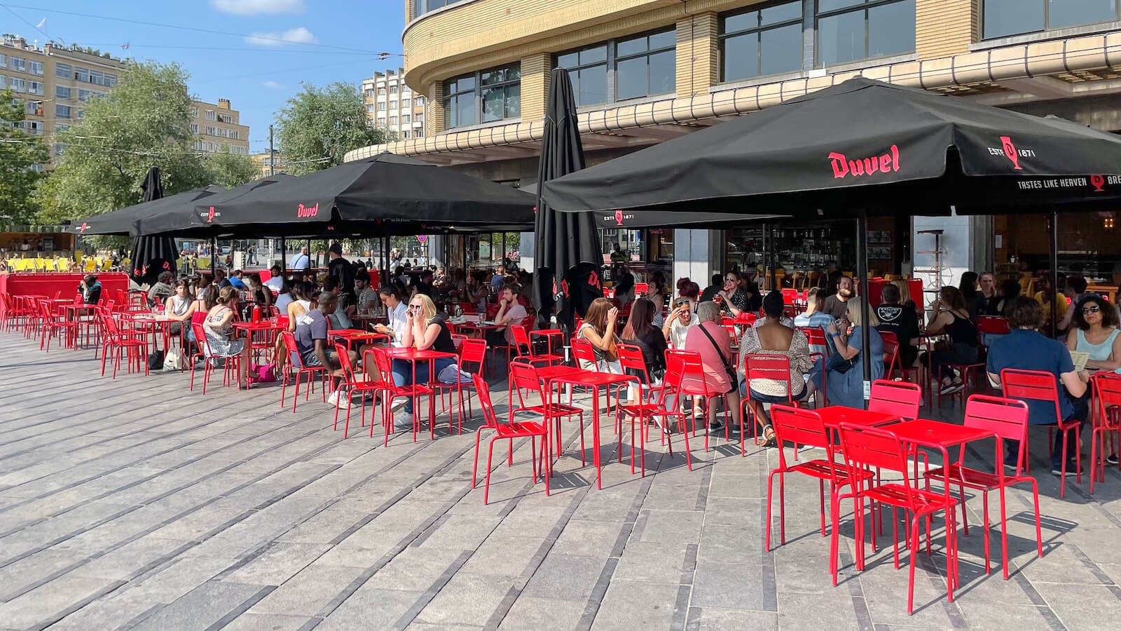 terrasse café belga