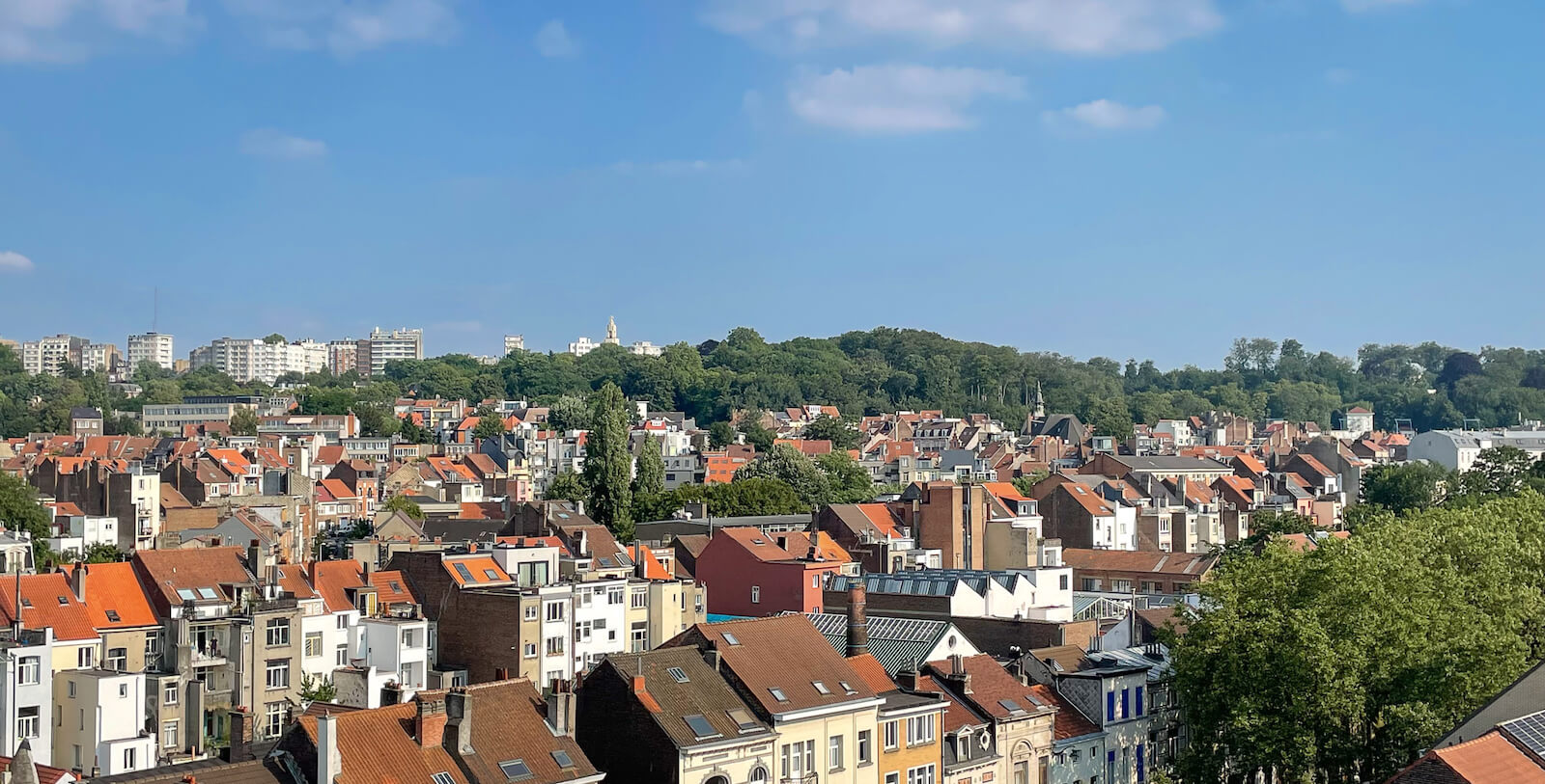 vue sur le quartier Wiels à Forest